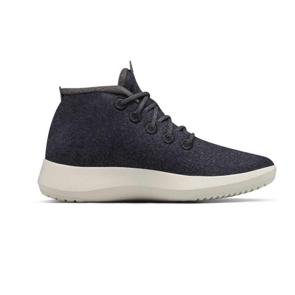 Allbirds Men\'s Wool Runner-up Mizzles - Boots Dark Grey - KUS179364